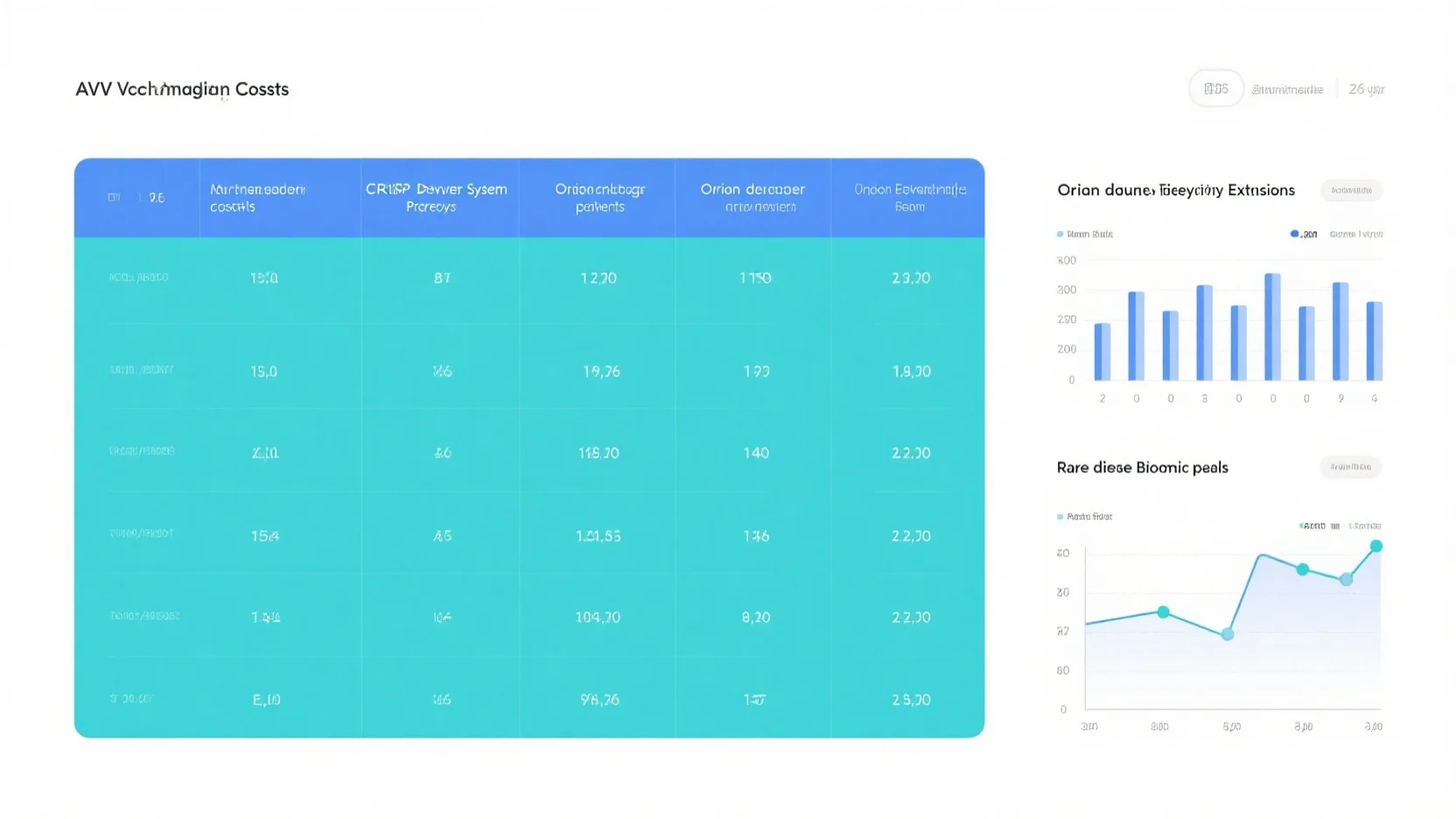 AAV Vector Costs, CRISPR Patents, Orphan Drug Exclusivity, and Rare Disease Biomarkers: A Comprehensive Analysis